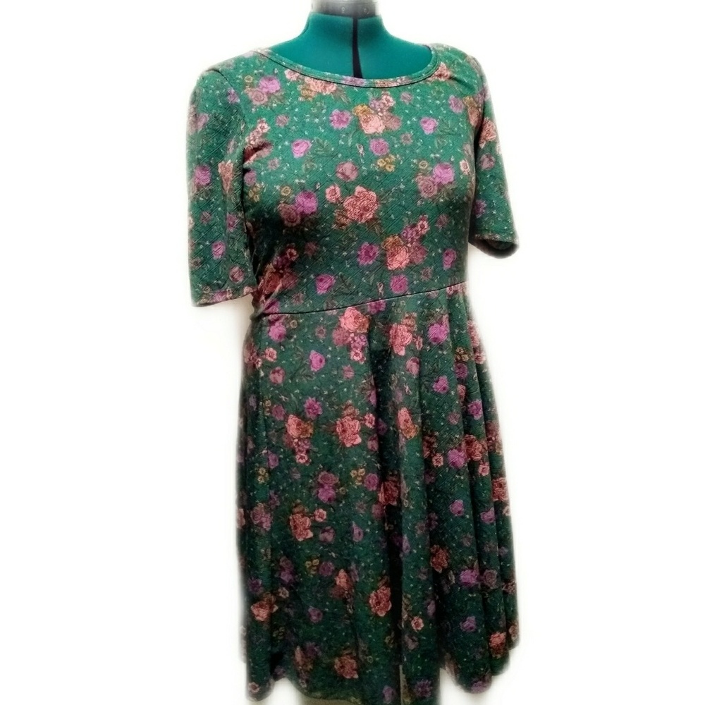 LuLaRoe Nicole spring floral dress